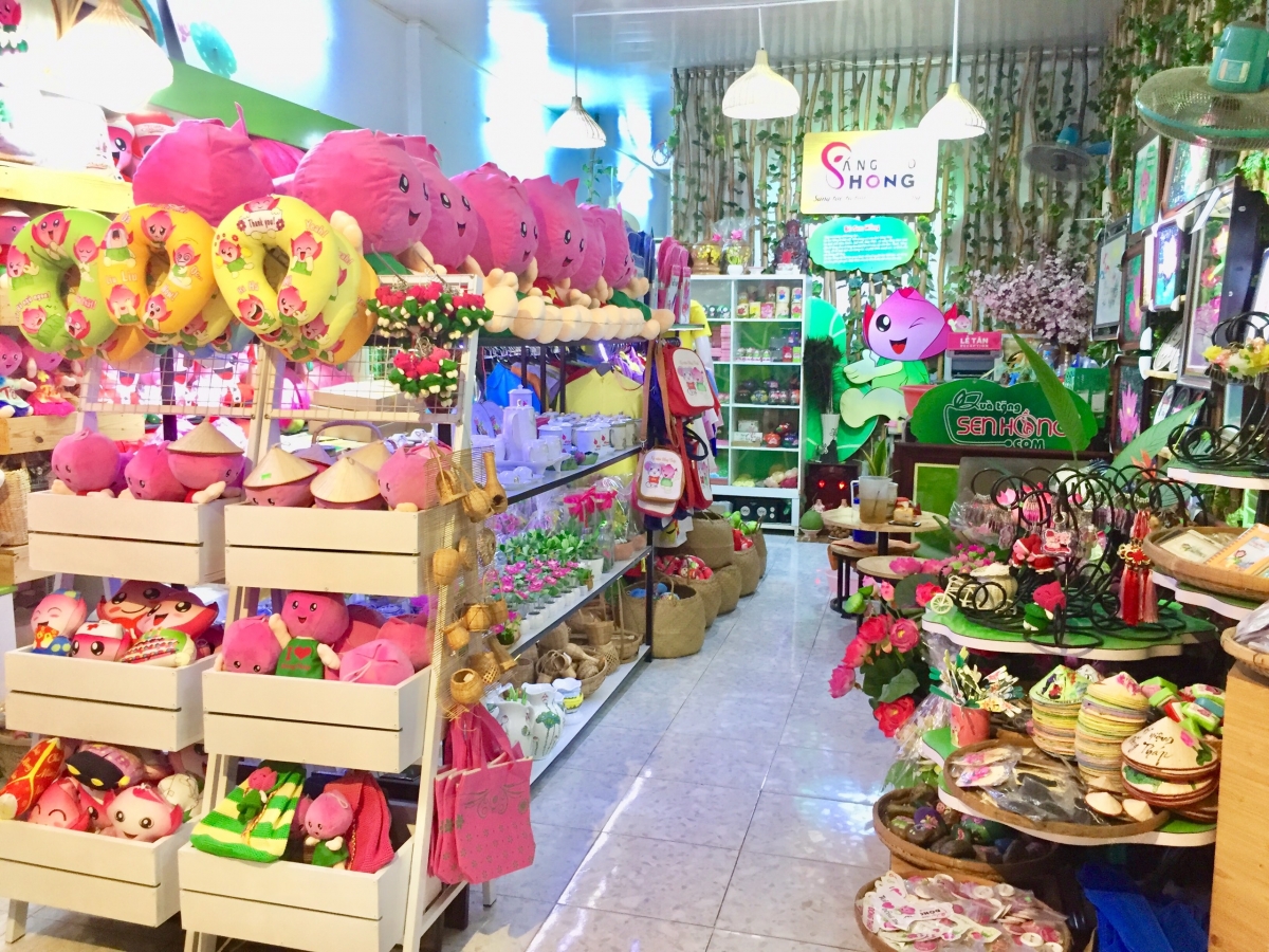 Những cửa hàng đặc sản mang thương hiệu Đồng Tháp