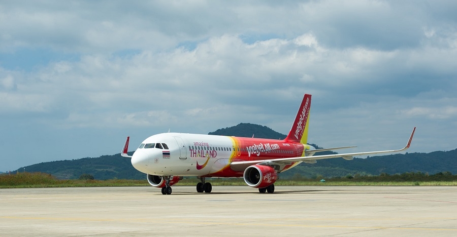 Vietjet khuyến mại lớn cho các đường bay tại Thái Lan với giá chỉ từ 9 Baht