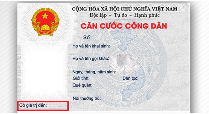 Các mốc tuổi bắt buộc phải đổi thẻ căn cước công dân