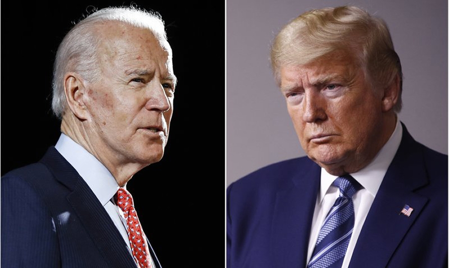 Ứng cử viên Biden dẫn trước Tổng thống Trump về tỷ lệ ủng hộ