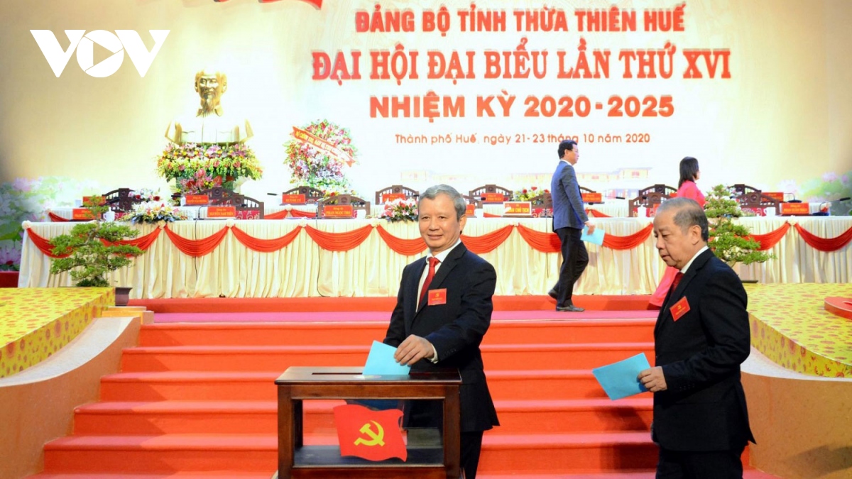 50 người được bầu vào Ban Chấp hành Đảng bộ tỉnh Thừa Thiên Huế ...