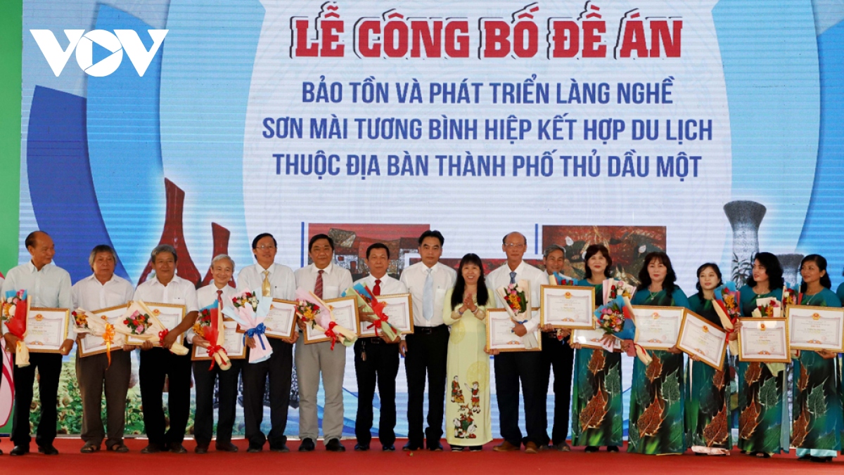 hon 100 ty dong bao ton, phat trien nghe son mai tuong binh hiep o binh duong hinh anh 1