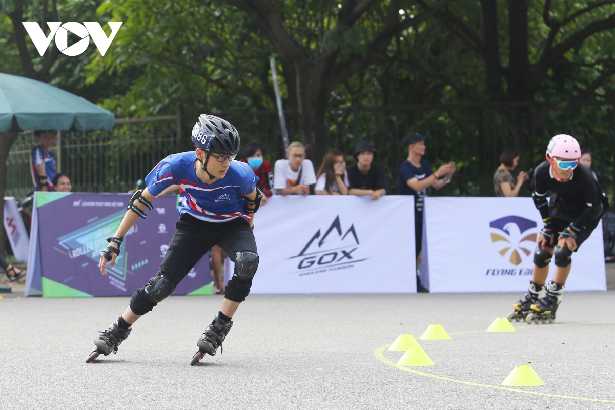 nhung khoanh khac an tuong o giai truot patin roller sports ha noi 2020 hinh anh 2