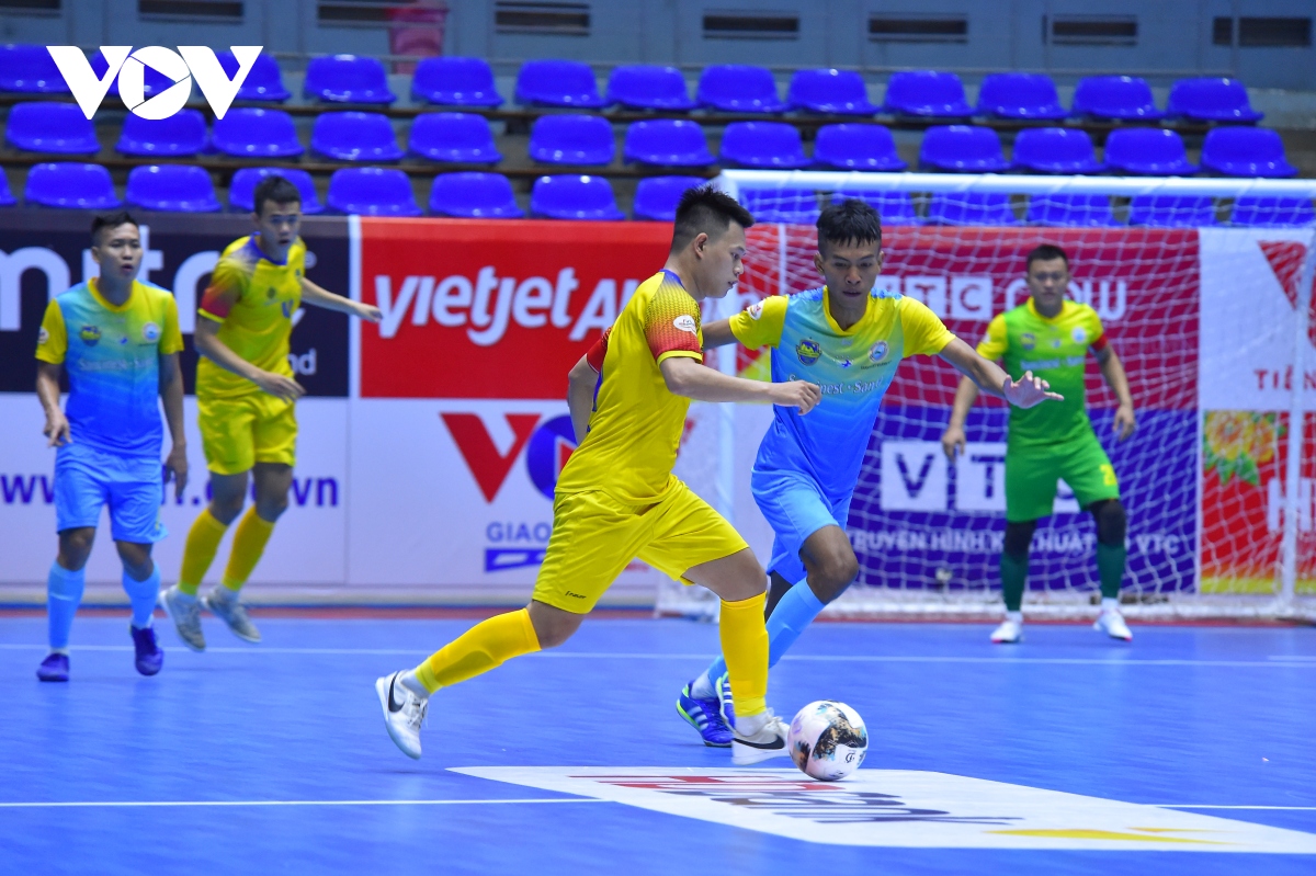 futsal hdbank cup quoc gia 2020 quang nam gianh ve dau tien vao vck hinh anh 1