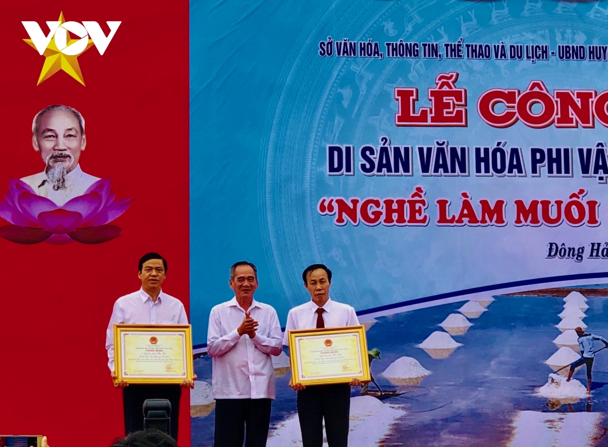 cong bo di san van hoa phi vat the quoc gia nghe lam muoi o bac lieu hinh anh 1