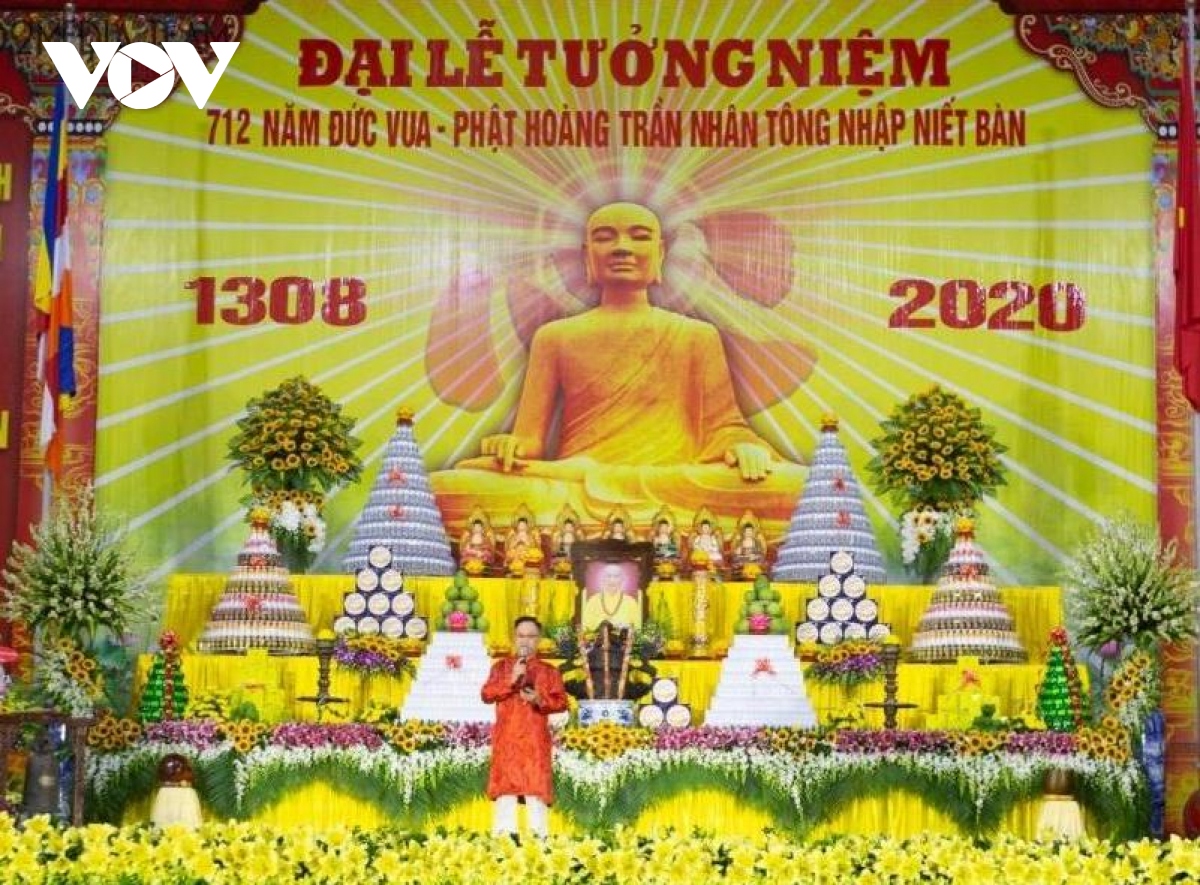 Đại lễ tưởng niệm 712 năm Đức Vua Phật hoàng Trần Nhân Tông nhập ...
