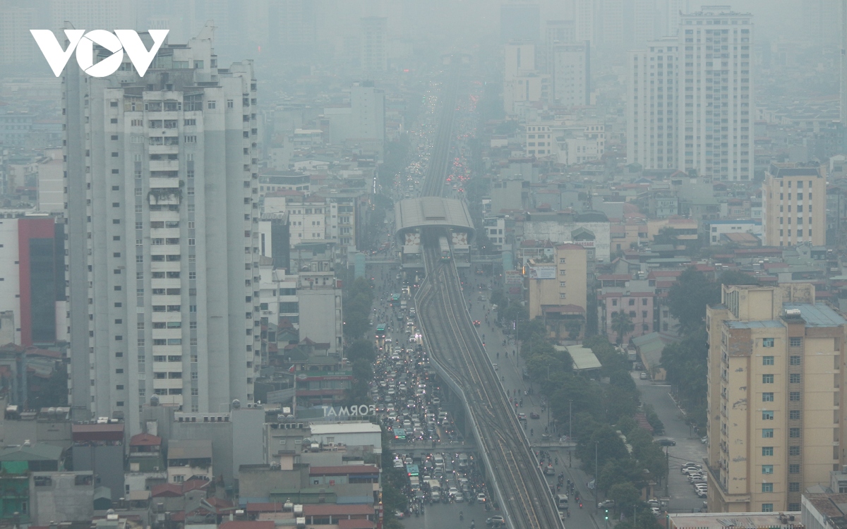 thanh pho ha noi mo mit vi o nhiem khong khi hinh anh 3