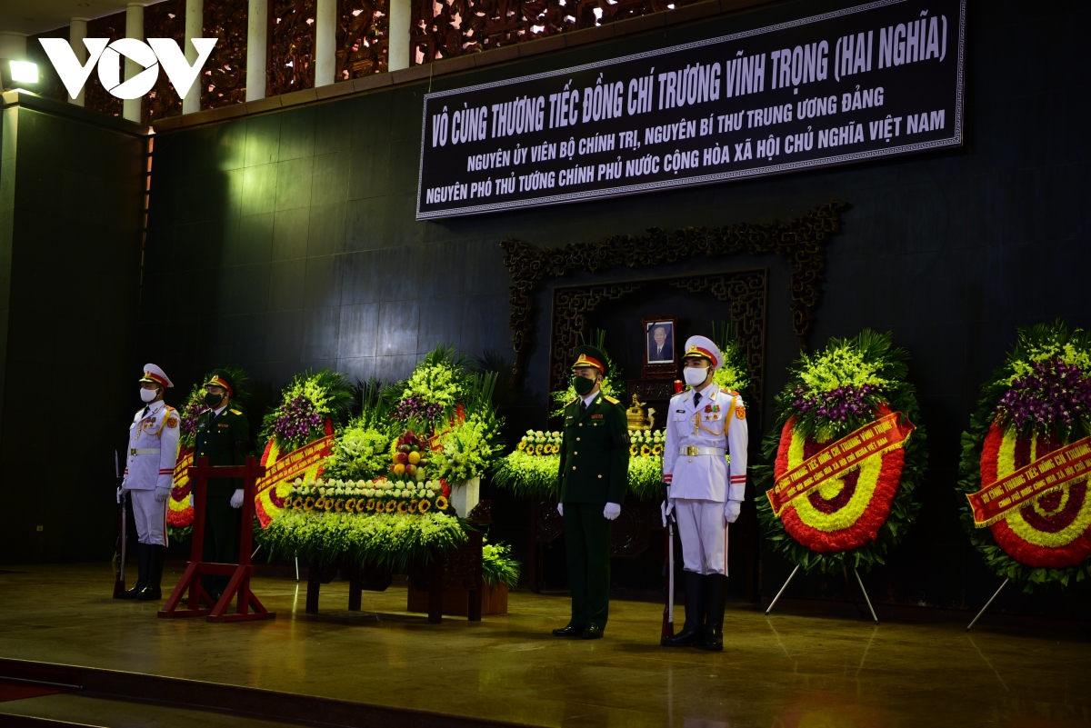 Hình ảnh: Lễ viếng nguyên Phó Thủ tướng Trương Vĩnh Trọng tại Hà ...