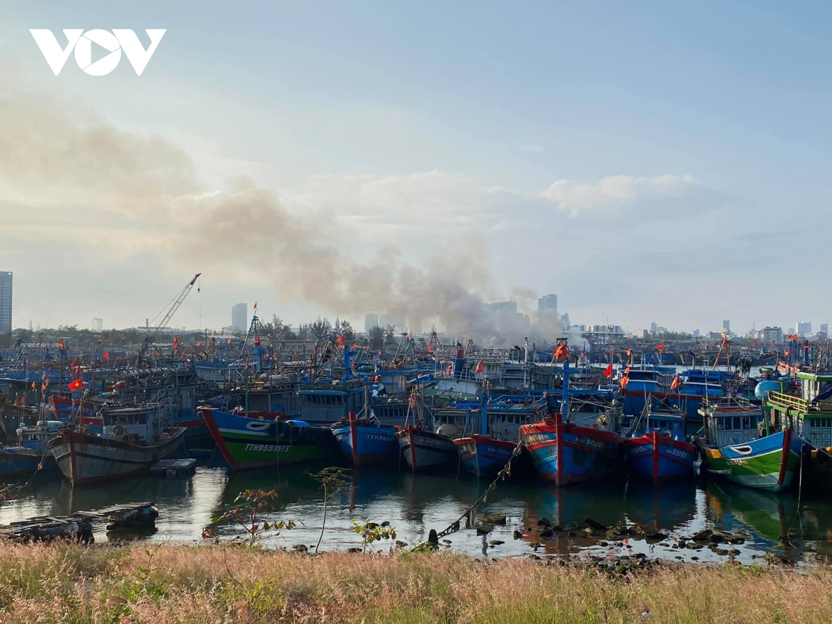 nong chay o au thuyen tho quang thieu rui 3 tau ca cua ngu dan binh Dinh hinh anh 4