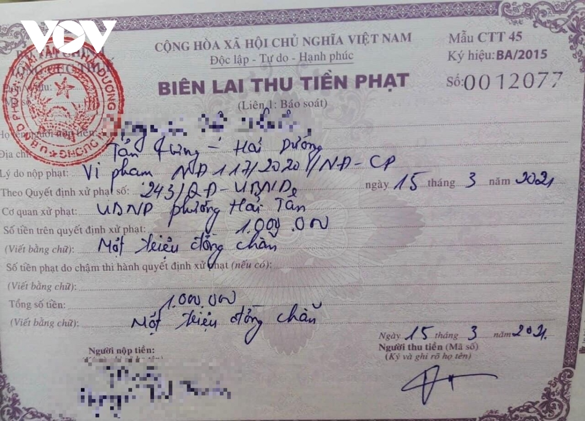 xu phat 1 truong hop vua xuat vien da ra ngoai khi dang cach ly o hai duong hinh anh 2