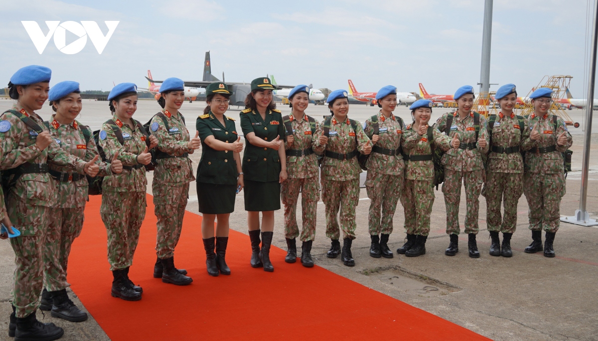 vietnamese peacekeepers leave for south sudan mission picture 1