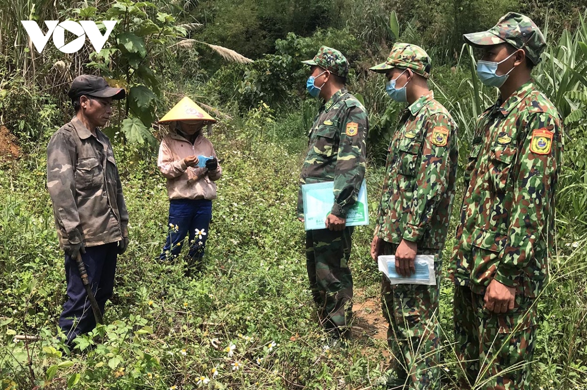 Biên phòng các tỉnh Tây Nguyên tăng cường chống dịch COVID-19