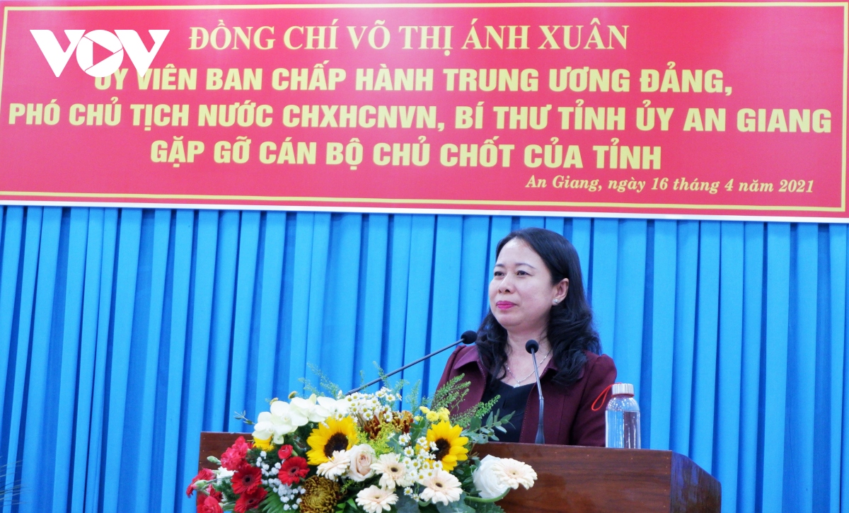 Phó Chủ tịch nước Võ Thị Ánh Xuân gặp mặt cán bộ chủ chốt ...