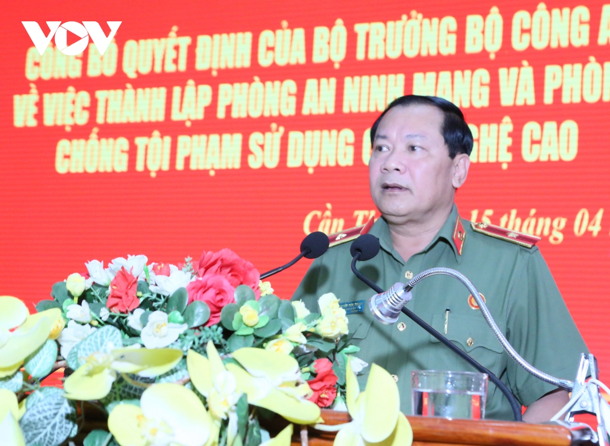 cong an can tho thanh lap phong an ninh mang va phong chong toi pham su dung cong nghe cao hinh anh 1