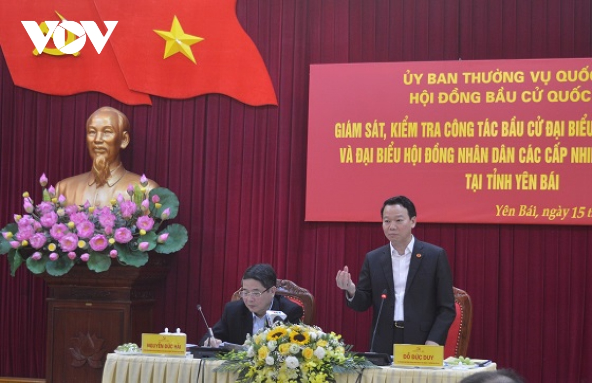 giam sat, kiem tra cong tac bau cu tai yen bai va lao cai hinh anh 2