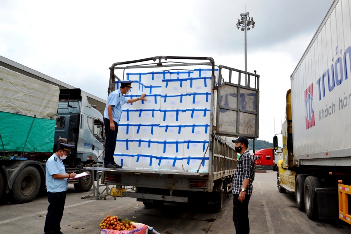 tren 3.400 tan vai chin som xuat khau qua lao cai hinh anh 1