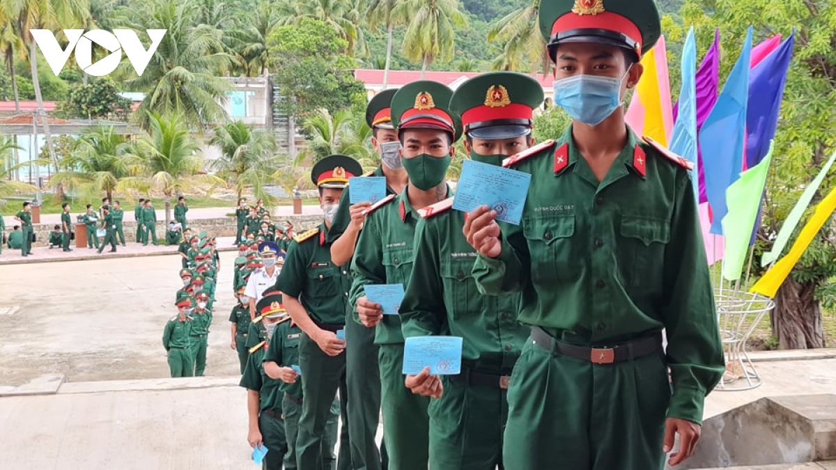 luc luong vu trang cac tinh kien giang, ca mau, hau giang bau cu som hinh anh 2