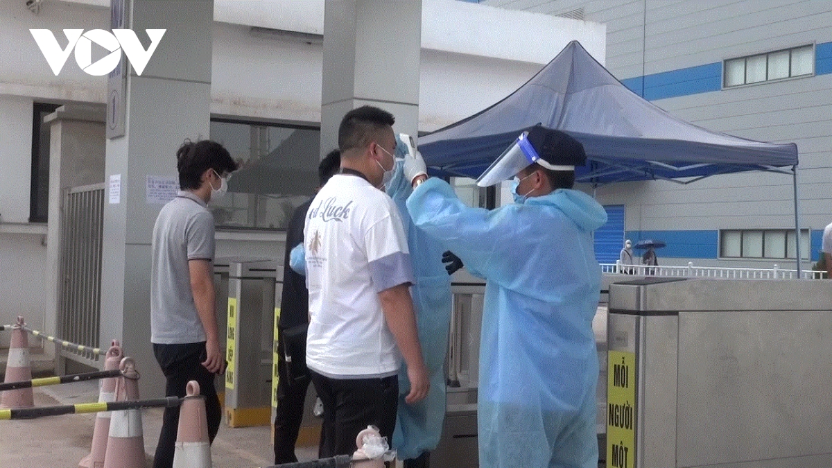 Chủ động, quyết liệt trong phòng chống dịch Covid-19 tại KCN ở Bắc Giang