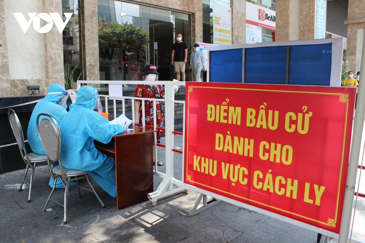 ngay bau cu dac biet trong cac khu cach ly o Da nang hinh anh 1