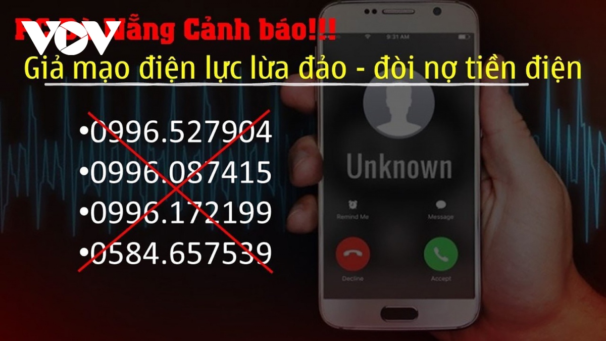 canh bao thu doan gia danh nhan vien nganh dien de doa, lua dao khach hang hinh anh 1