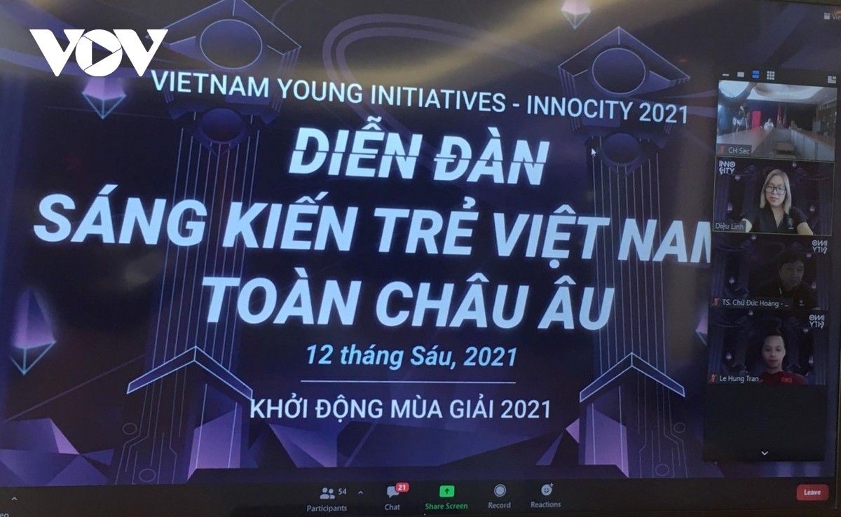 innocity 2021 - dien dan sang kien tre viet nam toan chau Au hinh anh 1