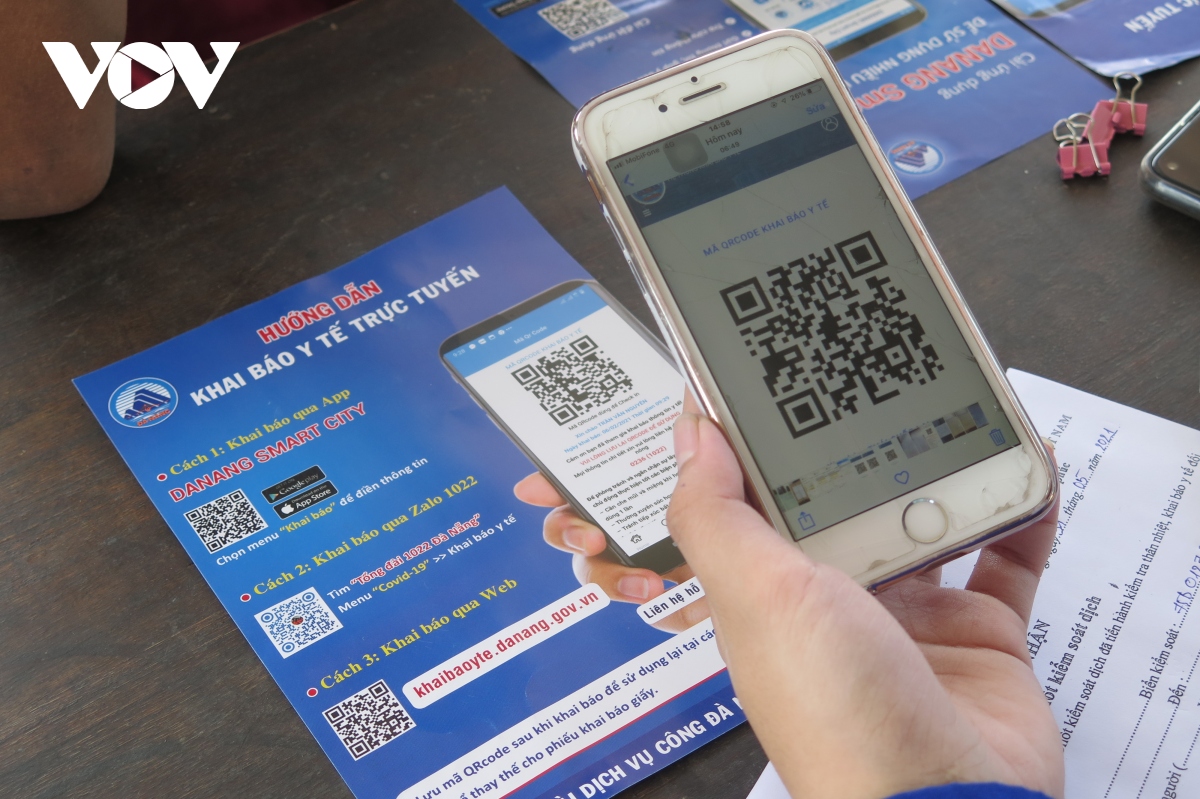 Da nang tam soat nguoi den tu vung dich qua qr code hinh anh 6