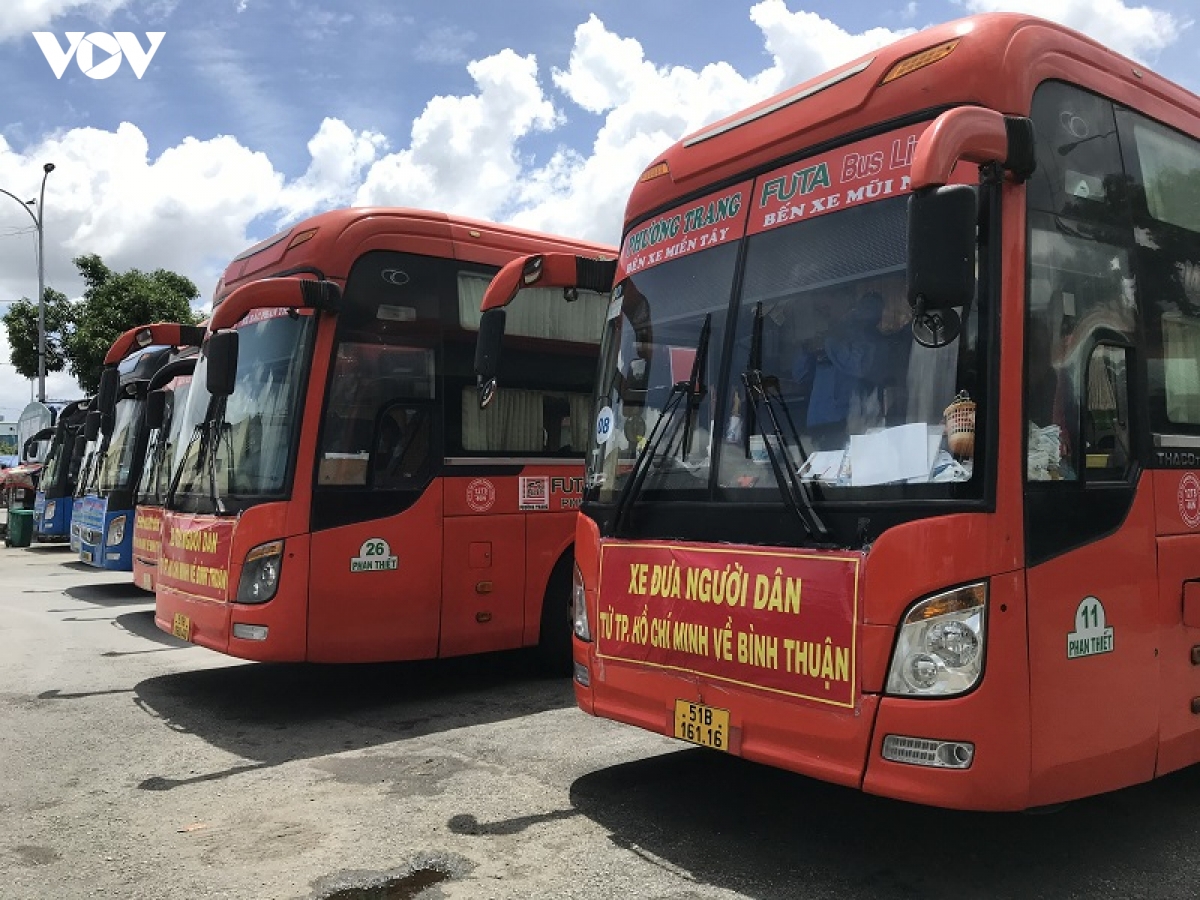 binh thuan don 200 cong dan tu tp.hcm ve que an toan hinh anh 2