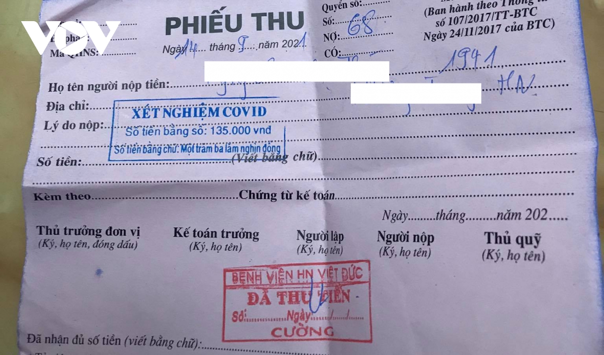 Phó Thủ tướng Vũ Đức Đam yêu cầu Hà Nội làm rõ thông tin thu phí test COVID-19