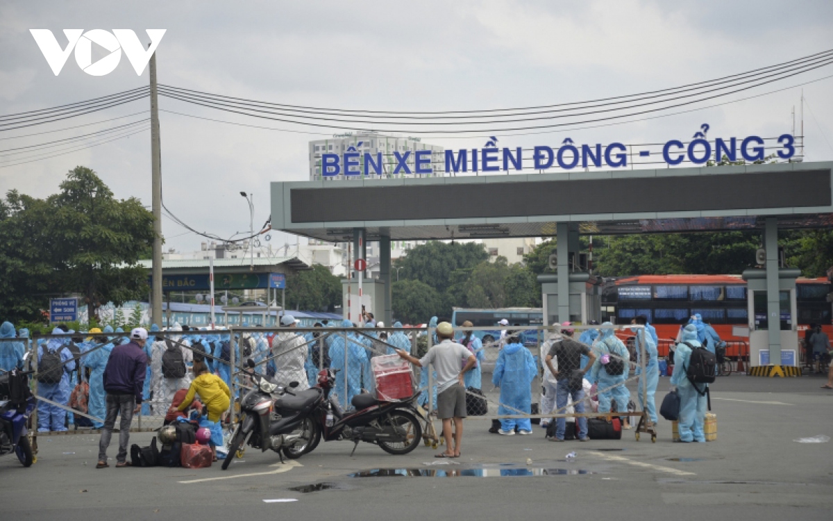 chot phuong an van chuyen nguoi lao dong tu cac tinh, thanh ve lai tp.hcm lam viec hinh anh 1