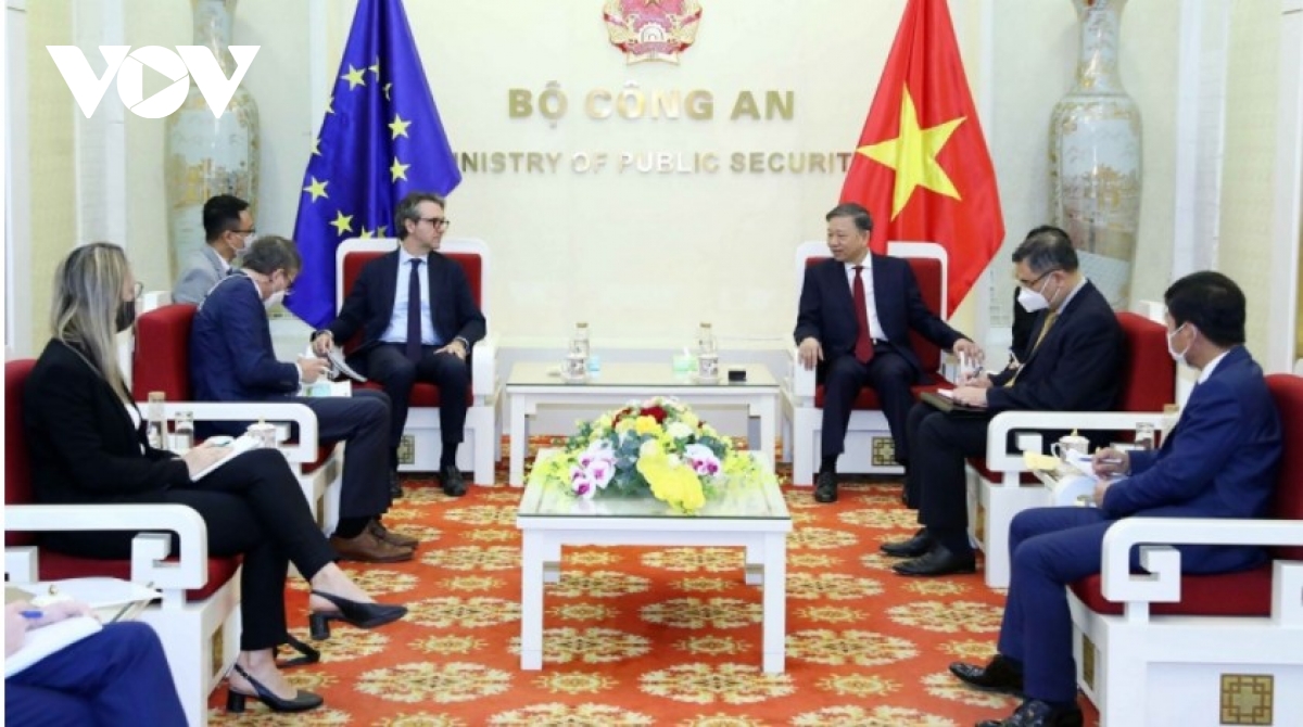 Public Security Minister meets EU delegation head, Australian Minister of Home Affairs
