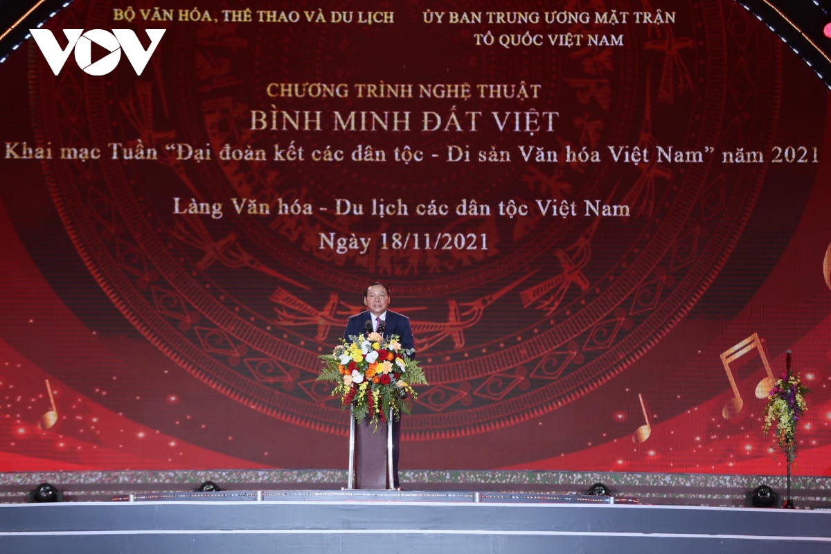 toan canh khai mac tuan Dai doan ket cac dan toc di san van hoa viet nam nam 2021 hinh anh 3