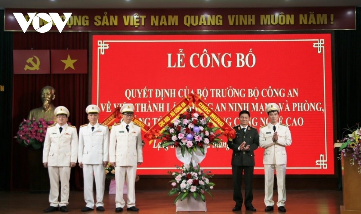 lang son thanh lap phong an ninh mang va phong, chong toi pham su dung cong nghe cao hinh anh 2