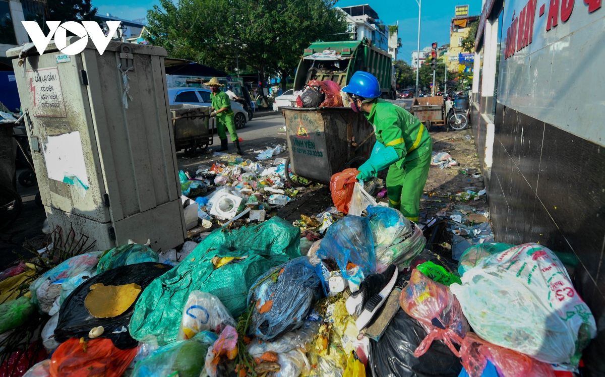 bai rac nam son dung tiep nhan, rac thai lai un u tai noi thanh ha noi hinh anh 9