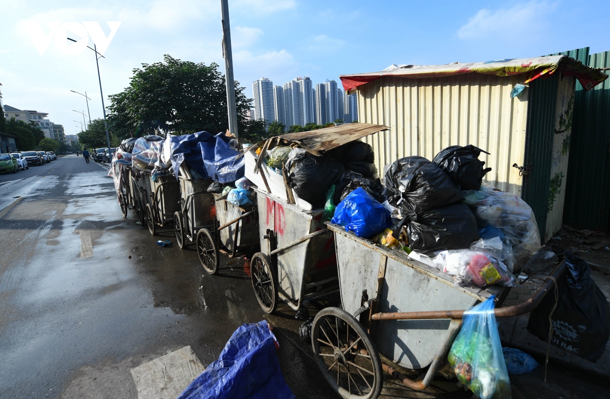 bai rac nam son dung tiep nhan, rac thai lai un u tai noi thanh ha noi hinh anh 4