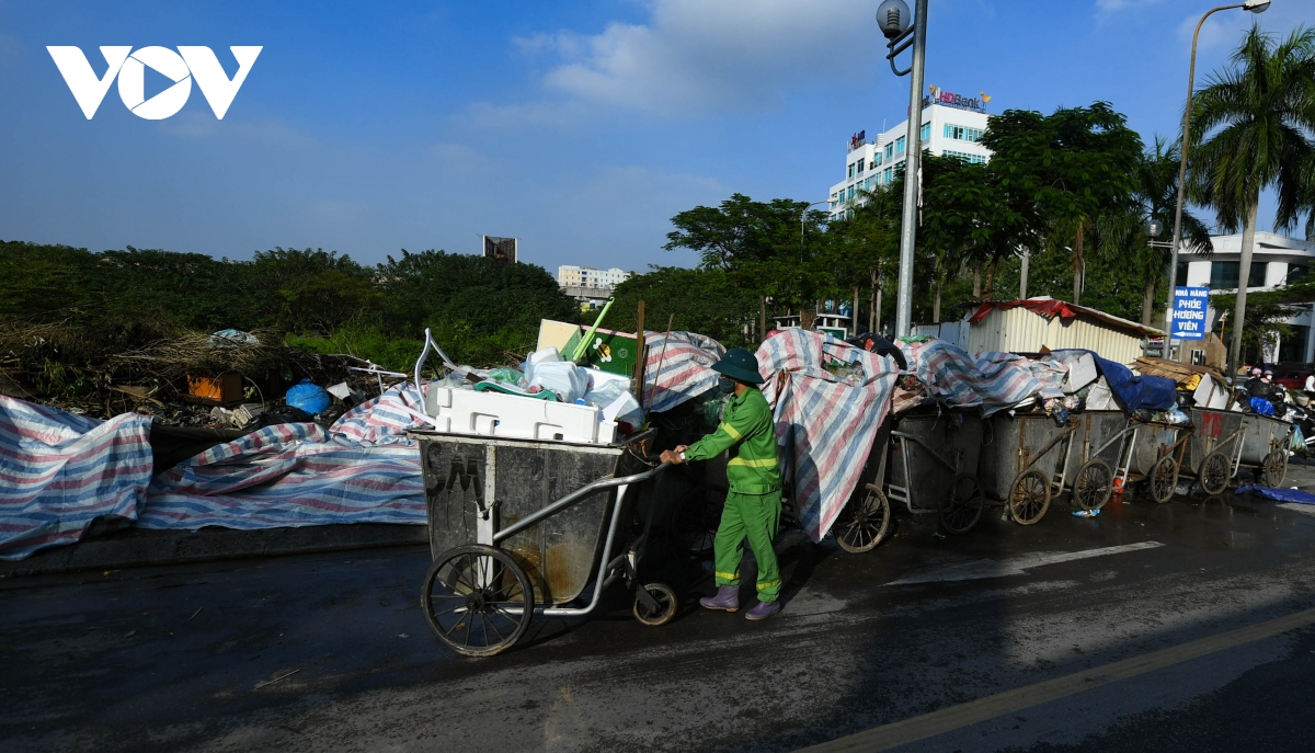 bai rac nam son dung tiep nhan, rac thai lai un u tai noi thanh ha noi hinh anh 1