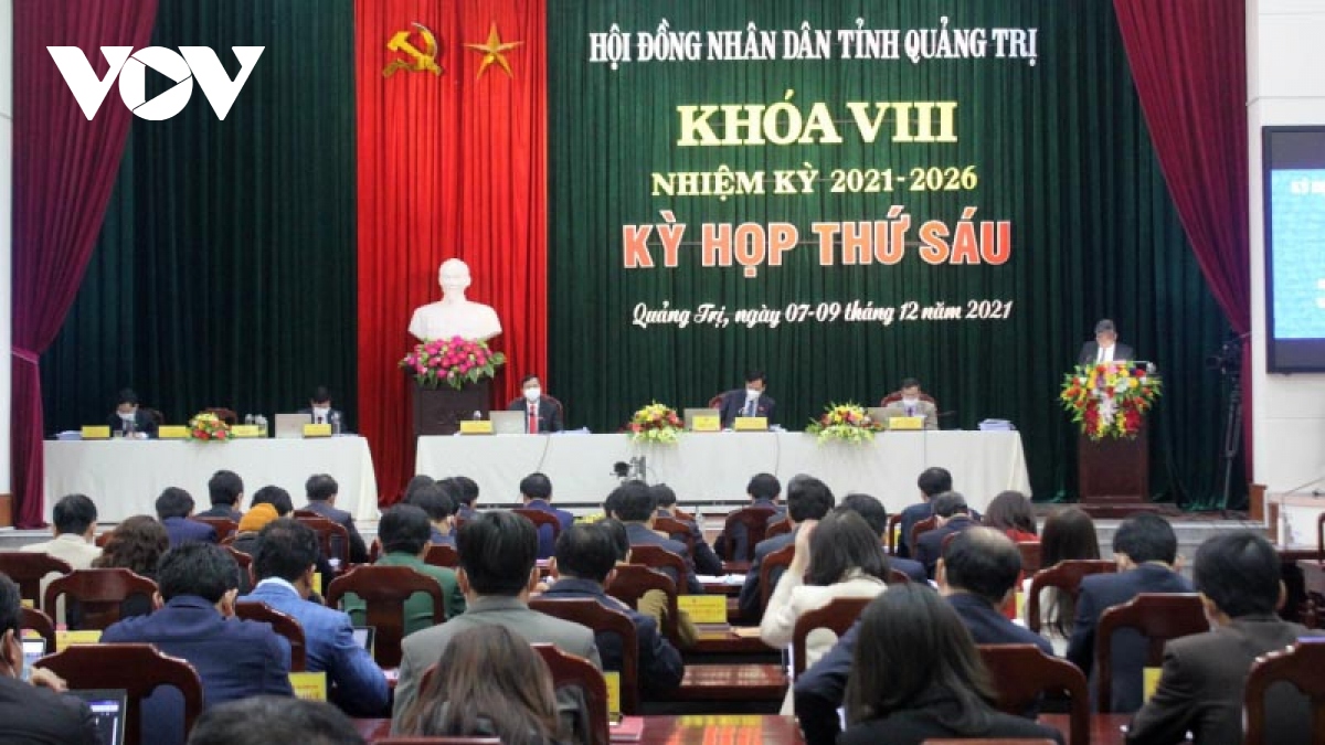 Kỳ họp cuối năm 2021 Hội đồng Nhân dân tỉnh Quảng Trị