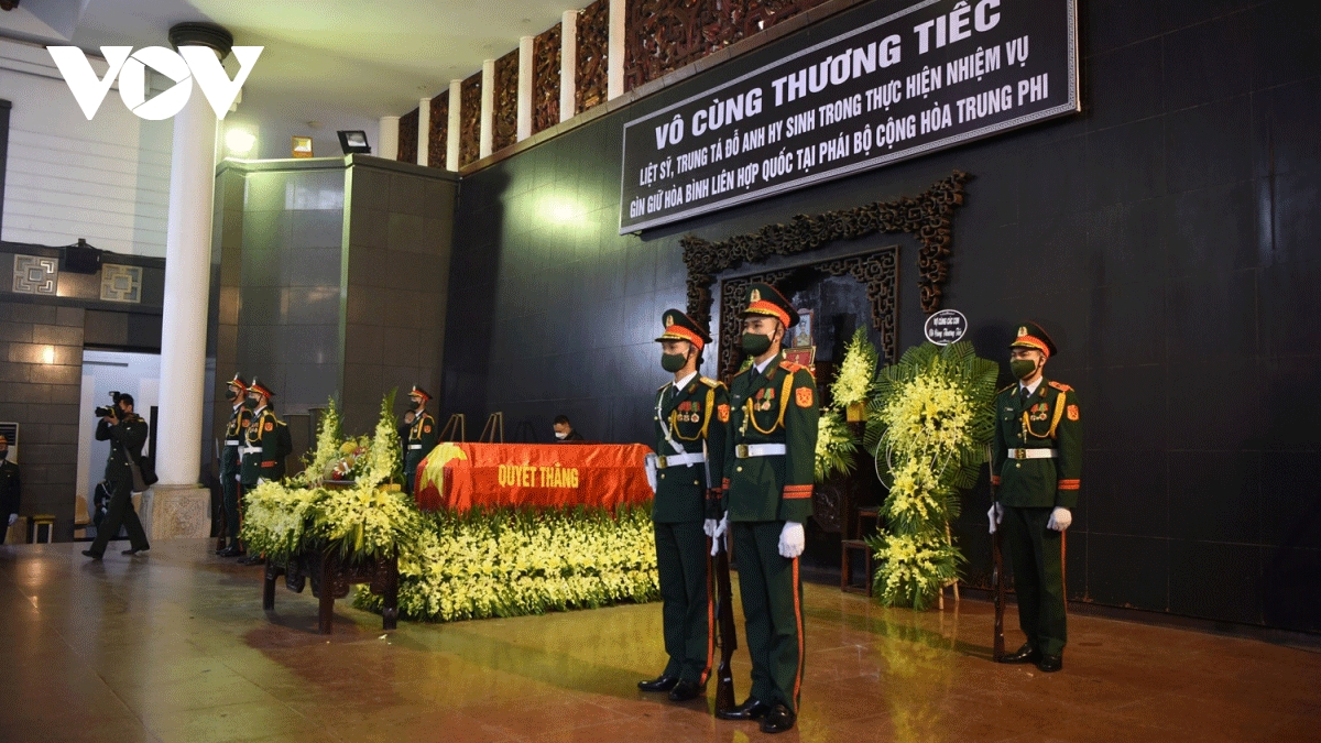 Memorial service held for UN peacekeeping officer who dies on duty
