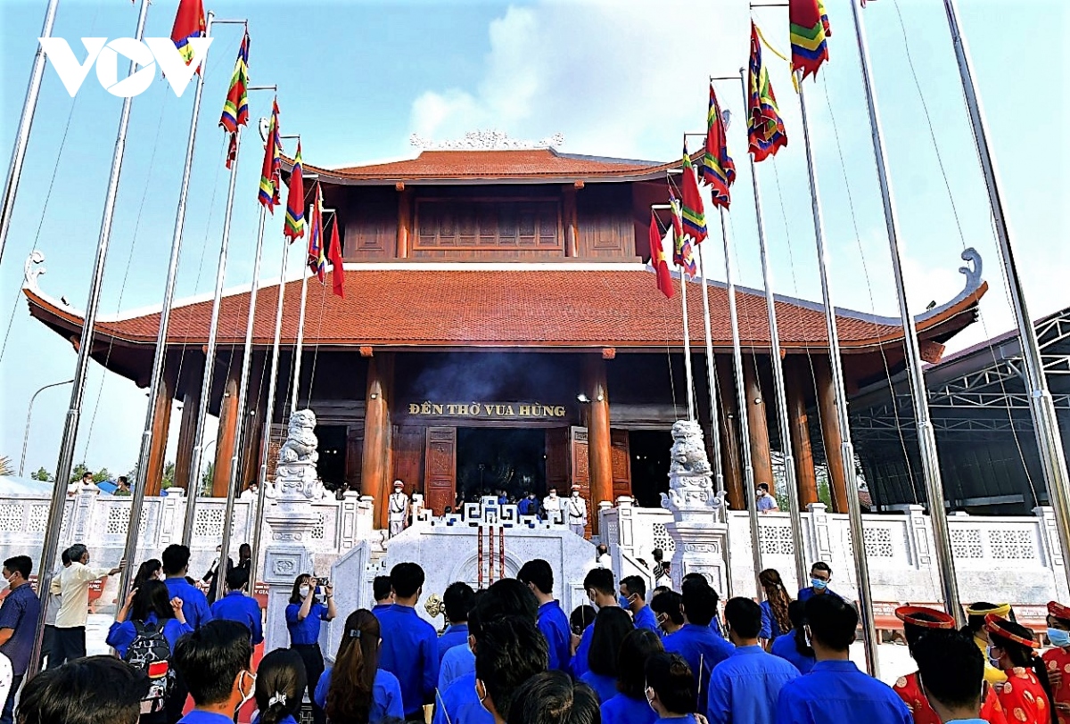 khanh thanh khu den chinh Den tho tuong nho cac vua hung o ca mau hinh anh 1