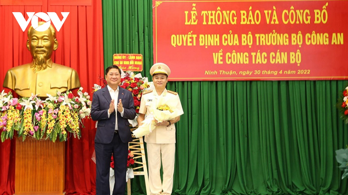 bo truong bo cong an bo nhiem giam doc cong an ninh thuan va khanh hoa hinh anh 2