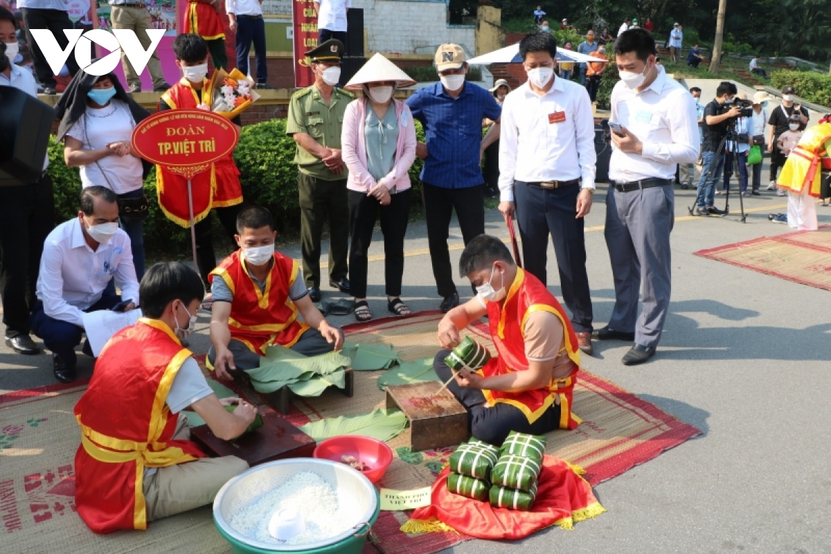 soi noi hoi thi goi, nau banh chung va gia banh giay tinh phu tho lan thu ix hinh anh 4