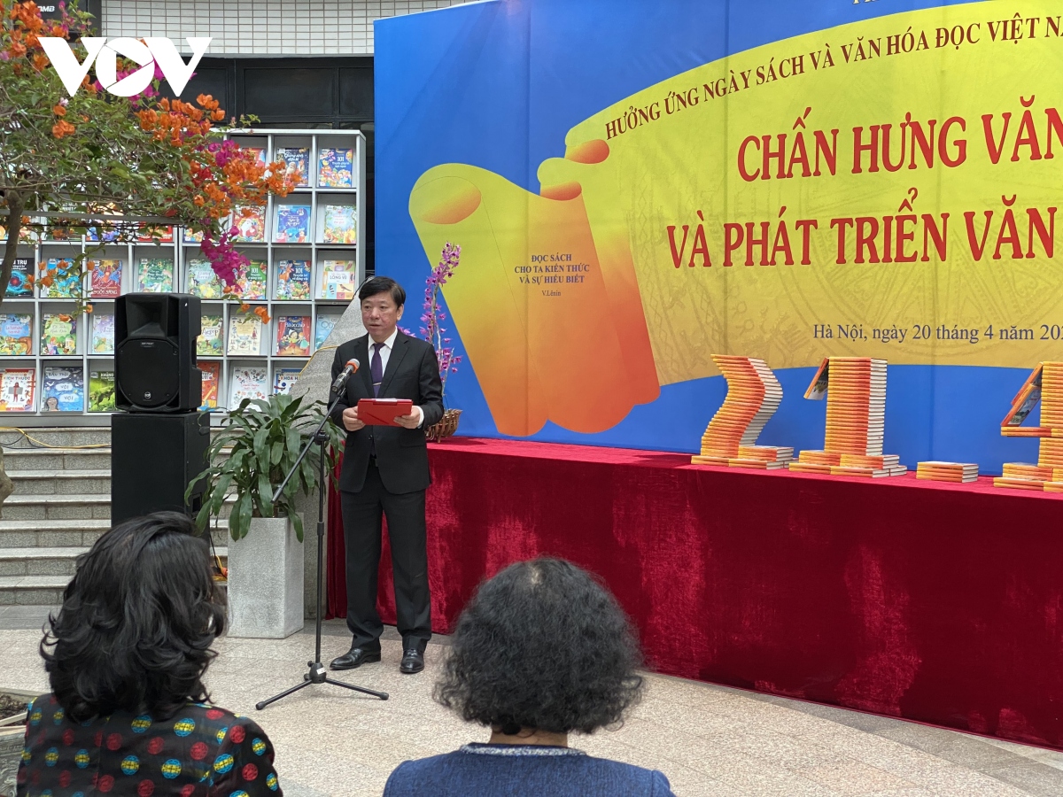 nhieu hoat dong huong ung ngay sach va van hoa doc viet nam nam 2022 tai thu vien ha noi hinh anh 1