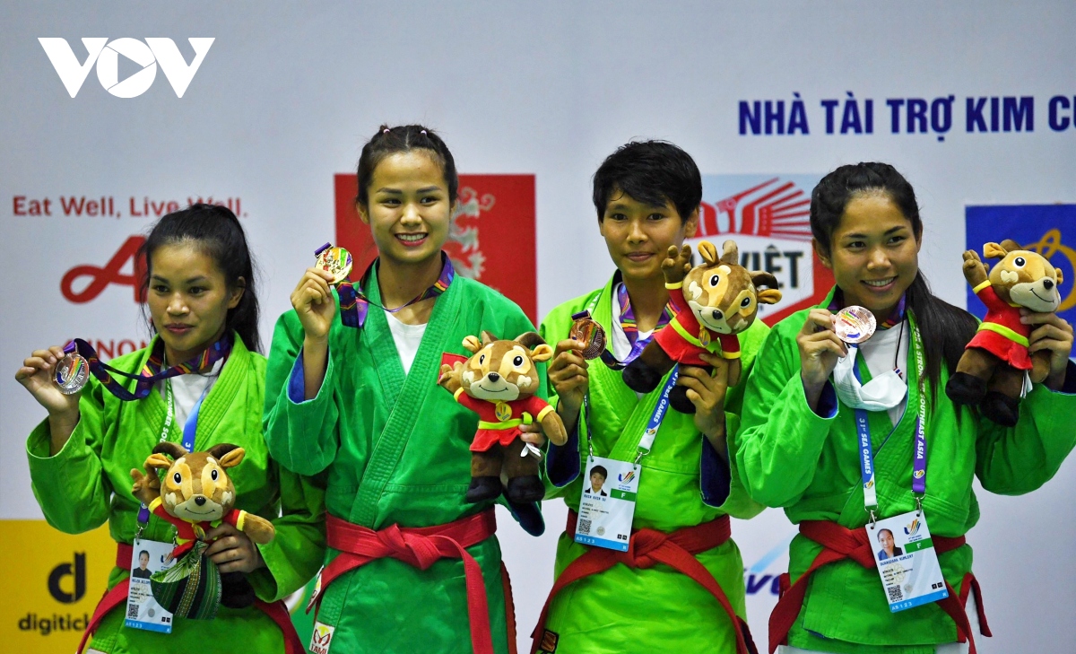 kurash viet nam thong tri sea games 31, gianh toi 4 hcv trong ngay 10 5 hinh anh 9