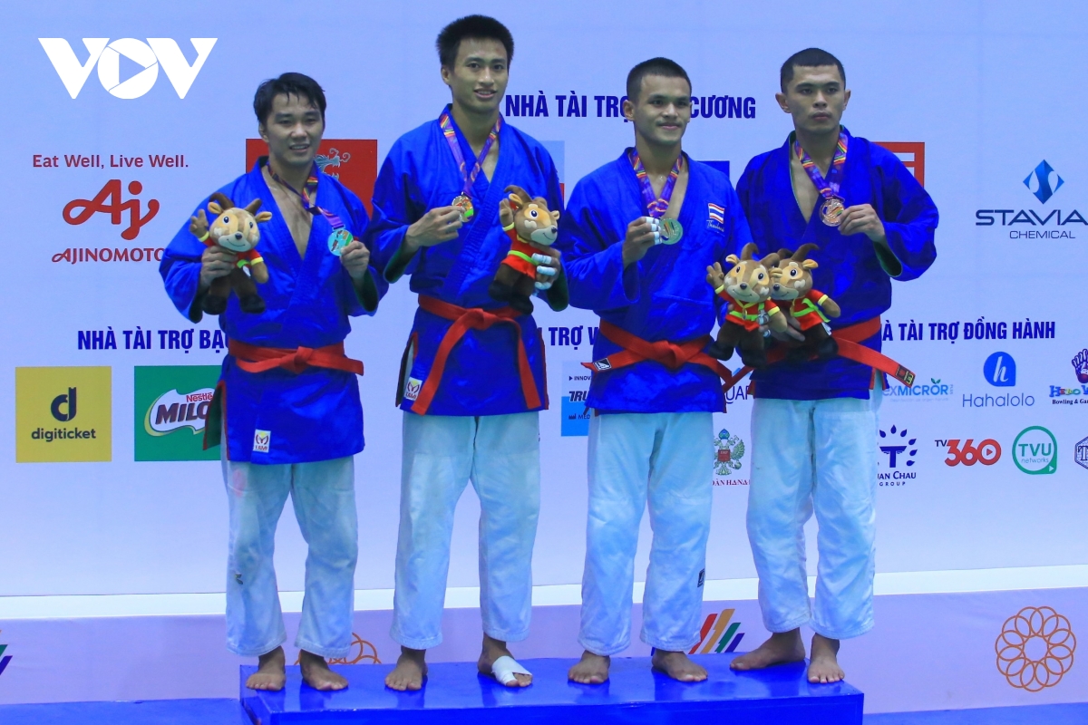 Kurash Việt Nam vượt chỉ tiêu HCV tại SEA Games 31