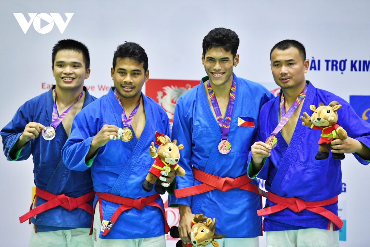 kurash viet nam thong tri sea games 31, gianh toi 4 hcv trong ngay 10 5 hinh anh 7