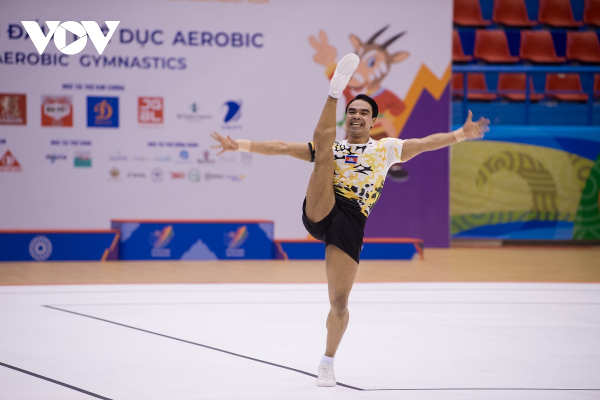 nhung hinh anh dep cua vDv the duc aerobic tai sea games 31 hinh anh 11