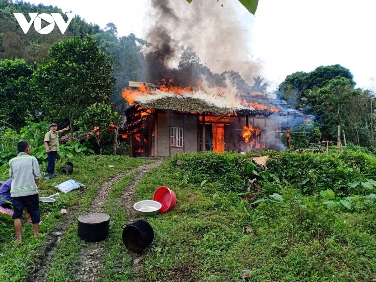Cháy nhà ở Yên Bái, một người đàn ông thiệt mạng