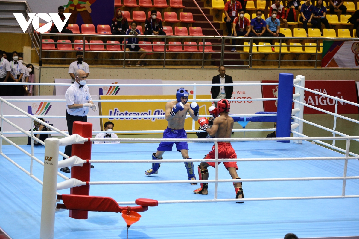 vo si kick boxing viet nam ha guc doi thu, gianh diem tuyet doi tai sea games 31 hinh anh 7