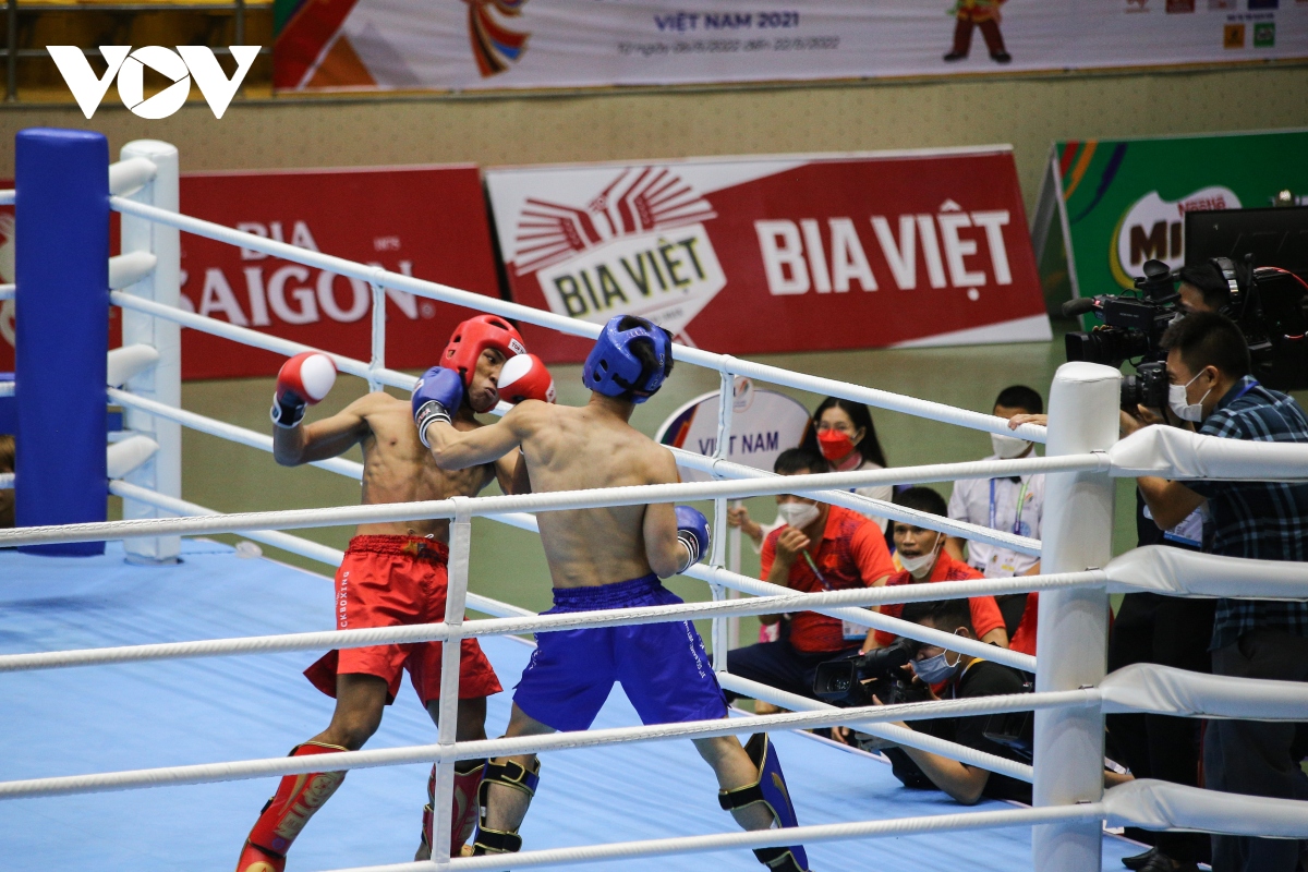 vo si kick boxing viet nam ha guc doi thu, gianh diem tuyet doi tai sea games 31 hinh anh 11