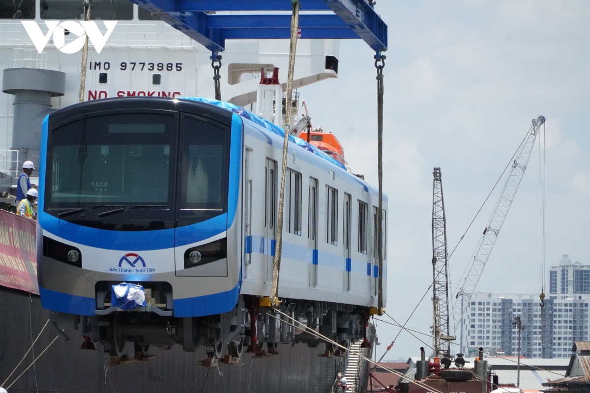 17 đoàn tàu thuộc tuyến metro số 1 tại TP.HCM đã về đủ