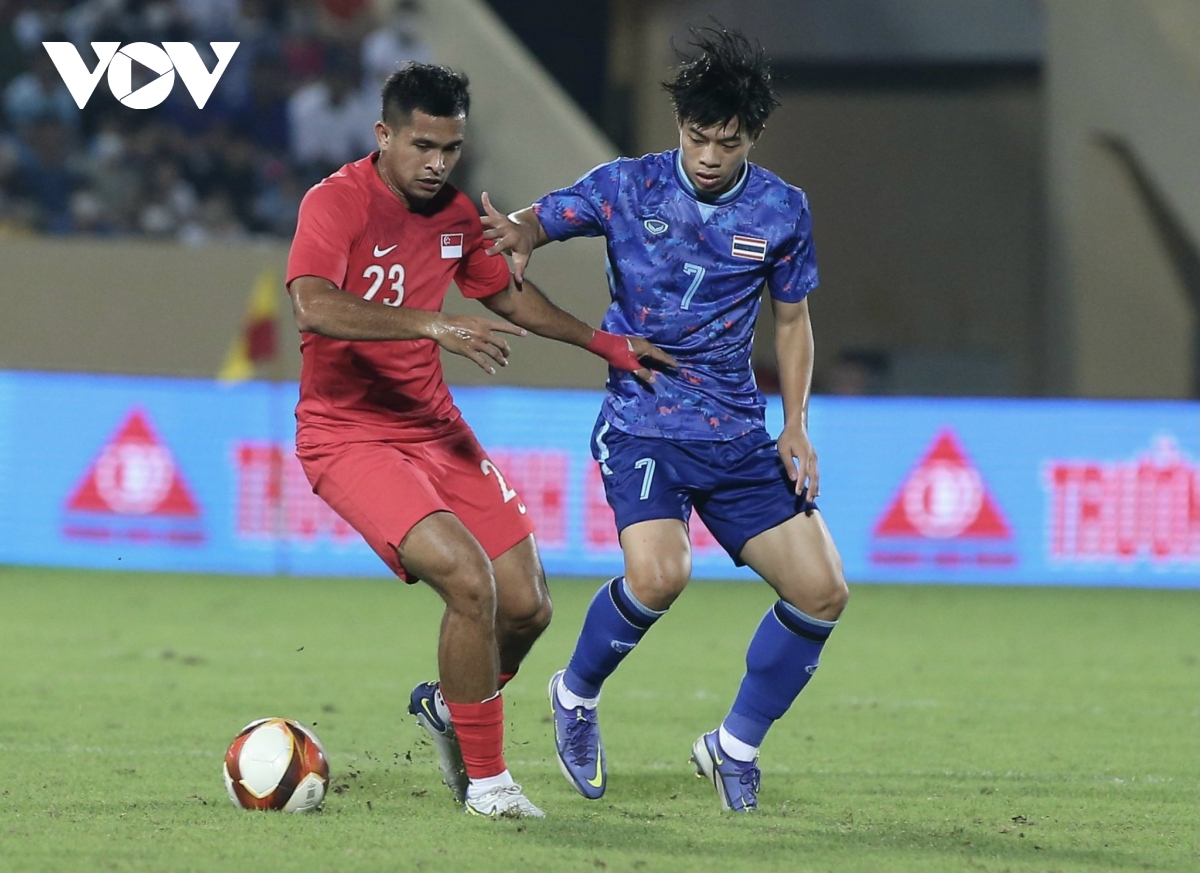  Dai thang u23 singapore, u23 thai lan tro lai cuoc dua o sea games 31 hinh anh 7